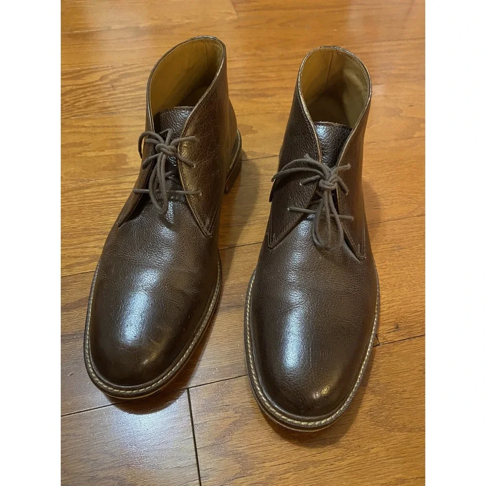 Cole Haan Barron $160 Men's Chukka Boots Size 11.5 M Leather Brown C22941